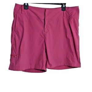 Helly Hansen Women's Pink High Rise 6in Inseam Shorts Outdoor Size 34